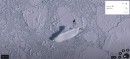 The outline of the mysterious superyacht allegedly hidden in Antarctica