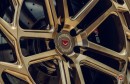 Audi RS6 models posing on Vossen wheels