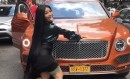 Cardi B shows off her new Bentley Bentayga, which she couldn't even drive at the time
