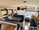Converted skoolie Barbara offers accommodation for eight