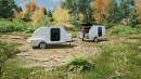The Electric Classics line of EV-ready teardrop trailers will charge your EV and your home