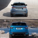 Photo Comparison: 2020 Range Rover Evoque vs. 2015 Range Rover Evoque
