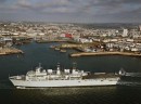 HMS Bulwark is a Royal Navy amphibious warship that's been in service since 2001