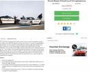Pursuit packages offered by a track day experience website