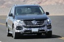 Thinly Disguised 2015 Mercedes M-Class Facelift Testing in Death Valley