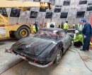 1962 black Corvette recovered from NCM sinkhole