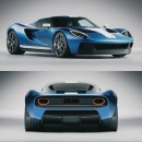 Ford GT Concept rendering by andreas_ezelius on cardesignworld