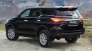 Toyota Fortuner rendering by Theottle