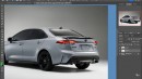 Toyota Corolla Sedan CGI new generation by Theottle