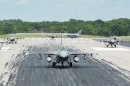 F-16s on elephant walk