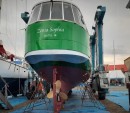 MV Zenia Sofia is an old tugboat that's been used as family home for more than 50 years