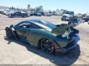 2019 McLaren Senna specced as a Kiwi Edition crashed in LA in the hands of a YouTuber