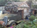 1937 Citroen D850 pickup truck converted into house on wheels