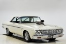 1964 Plymouth Sport Fury drag racer with Littlefield blown HEMI V8 engine