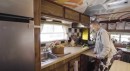 1976 Shasta vintage mobile home has a cute interior design and runs off-grid
