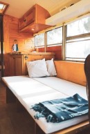Old school bus becomes a cozy tiny home on wheels
