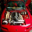 1990 Mazda MX-5 Miata twin-turbo V8 truck engine swap