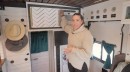 2001 Ford E-450 Ambulance is now a cozy and functional RV that is also running fully off-grid