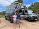 Das Getüm the Mitsubishi Fuso overlander is a very comfy and tough home on wheels