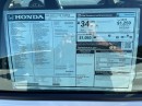 Honda Civic Monroney Sticker