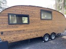 2022 custom Timberline towable from Homegrown Trailers is a tiny house and travel trailer hybrid with off-grid capabilities