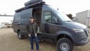 This AWD Sprinter Off-Grid Camper Boasts a Serious Suspension Upgrade and an Elevator Bed