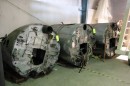 B-17E Flying Fortress, one of the few made in Seattle and never used for warfare, now being restored