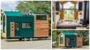The Mina custom tiny house is ideal for a single occupant, even has a surprise chill room