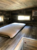 Off-Grid Tiny House Loft Bedroom