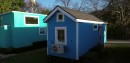 Disney Belle-inspired blue tiny home