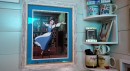 Disney Belle-inspired blue tiny home