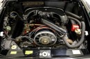 The Engine of the Porsche 911 Spyder by Bertone