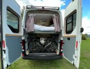 Custom van conversion with L-shaped couch