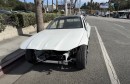 BMW M3 stripped and abandoned on the streets of Los Angeles