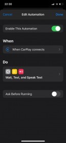 iPhone Shortcuts app automation