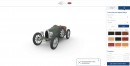 Electric Bugatti Baby II 3/4 scale tribute of the Type 35