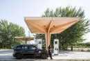 New EV charging station design