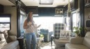 Family of five living full-time in an RV with three bedrooms