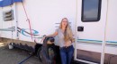 Family lives full-time in a Class C RV