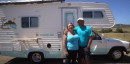 Couple Full-Time Lives and Travels in a 1991 Toyota Dolphin