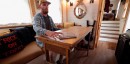 Gooseneck Tiny house dining/gaming table
