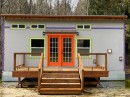 Custom tiny house with large deck
