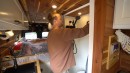 This DIY Camper Van Is a Tiny Cabin on Wheels With a Warm, Homey Cedar Wood Interior