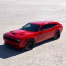Dodge Challenger R/T Shooting Brake and Estate renderings by kelsonik