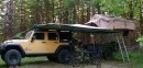Family of four lives in an ingenious vehicle-trailer combo