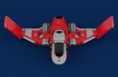 Lego Ideas No Man's Sky replica of the Radiant Pillar BC1 starship
