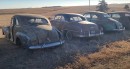 abandoned Chevrolet classics on Nebraska farm