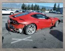 The crashed Ferrari 812 Superfast did not look that bad in the photos
