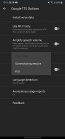 Google Assistant settings on a Samsung phone