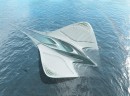 Floating City Concept Shaped Like a Manta Ray Is Mind Blowing